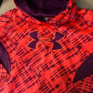 Pink and Purple UA Hoodie. Super Cute!